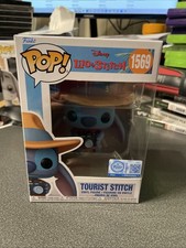 Funko POP! Disney Lilo & Stitch Tourist Stitch Funko Shop Exclusive #1569 NEW