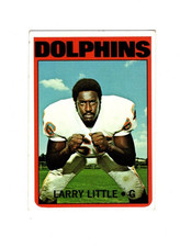 1972 Topps LARRY LITTLE RC ROOKIE #240 VG/EX EX--Dolphins, Hall of Fame!!