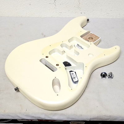 2010 Fender American Deluxe Jeff Beck Strat Body Olympic Pearl USA Guitar