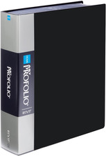 Original Art Profolio 8.5X11 Black Art Portfolio Binder with Plastic Sleeves wit