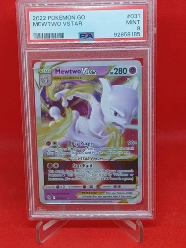 2022 Pokemon GO #031 Mewtwo VSTAR PSA 9