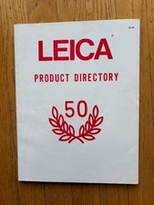 Leitz Leica Product directory 1970's Book