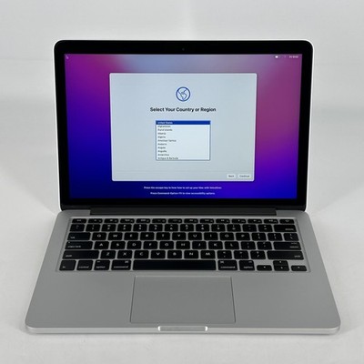 MacBook Pro Retina 13 Silver Early 2015 2.7 GHz i5 8GB 128GB SSD Good