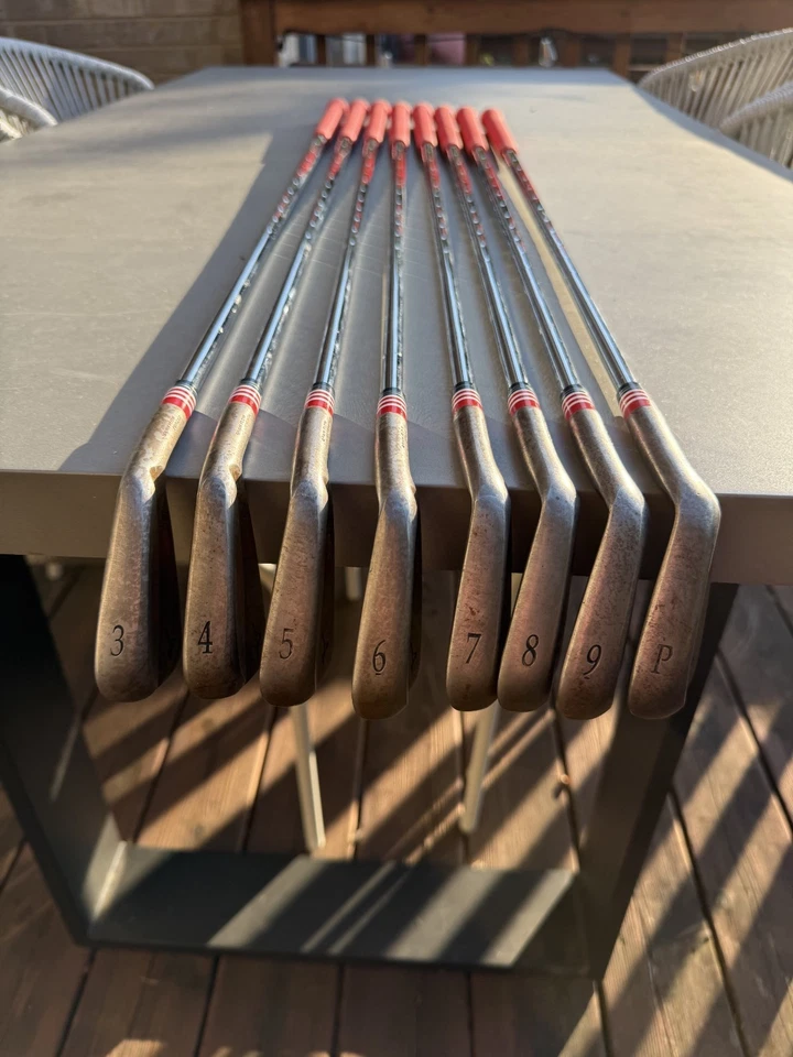 Juego de plancha Mizuno MP-69 acabado crudo 3-PW - Nippon Modus3 Tour 120 rígido Foto 3 de 4