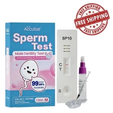 Accufast Sperm Test Kit For Male Sperm Count Test Pregnancy Preparation