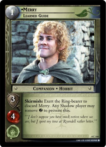 Merry, Learned Guide - Foil Moderately Played LOTR: The Two Towers (Foil)