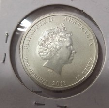 AUSTRALIA 2013  war in the pacific 50 CENTS  1/2 OZ. .999 SILVER BU