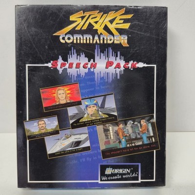 Strike Commander: Speech Pack - Origin - PC IBM 3,5''-Disketten - Big Box (OVP)