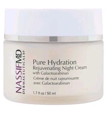 NassifMD Pure Hydration Rejuvenating Night Cream Moisturizer 1.7oz. New & Sealed
