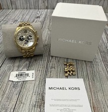 MICHAEL KORS Lexington MK8494 Gold Tone 44 mm Stainless Steel Unisex Wristwatch