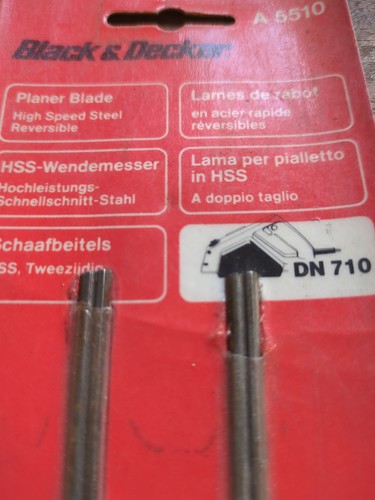 Paquetes de 2 cuchillas cepilladoras Black & Decker HSS. - Imagen 5 de 6