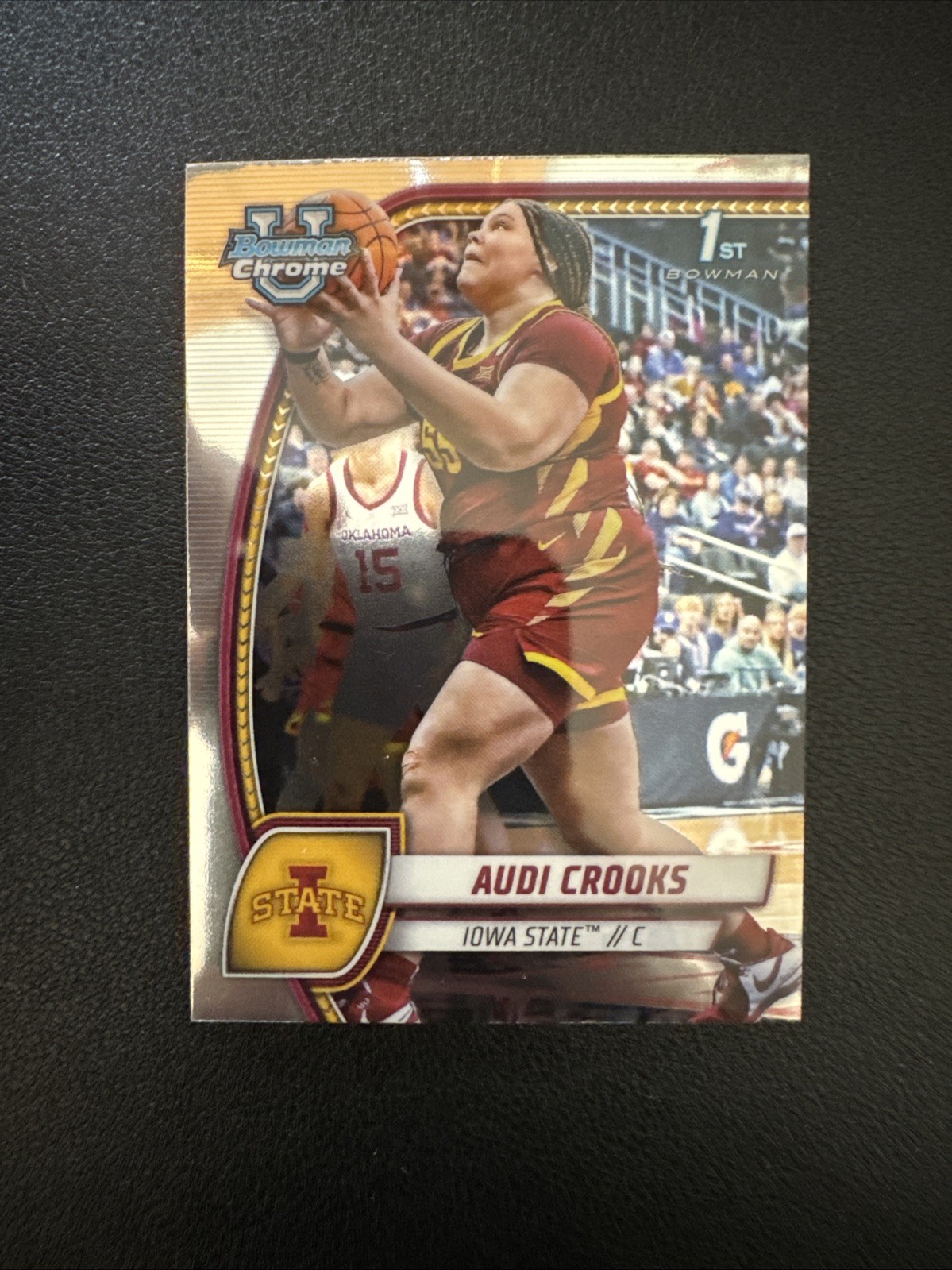 2024-25 1st Bowman U Chrome Audi Crooks 9 Iowa State Cyclones 1st Bowman