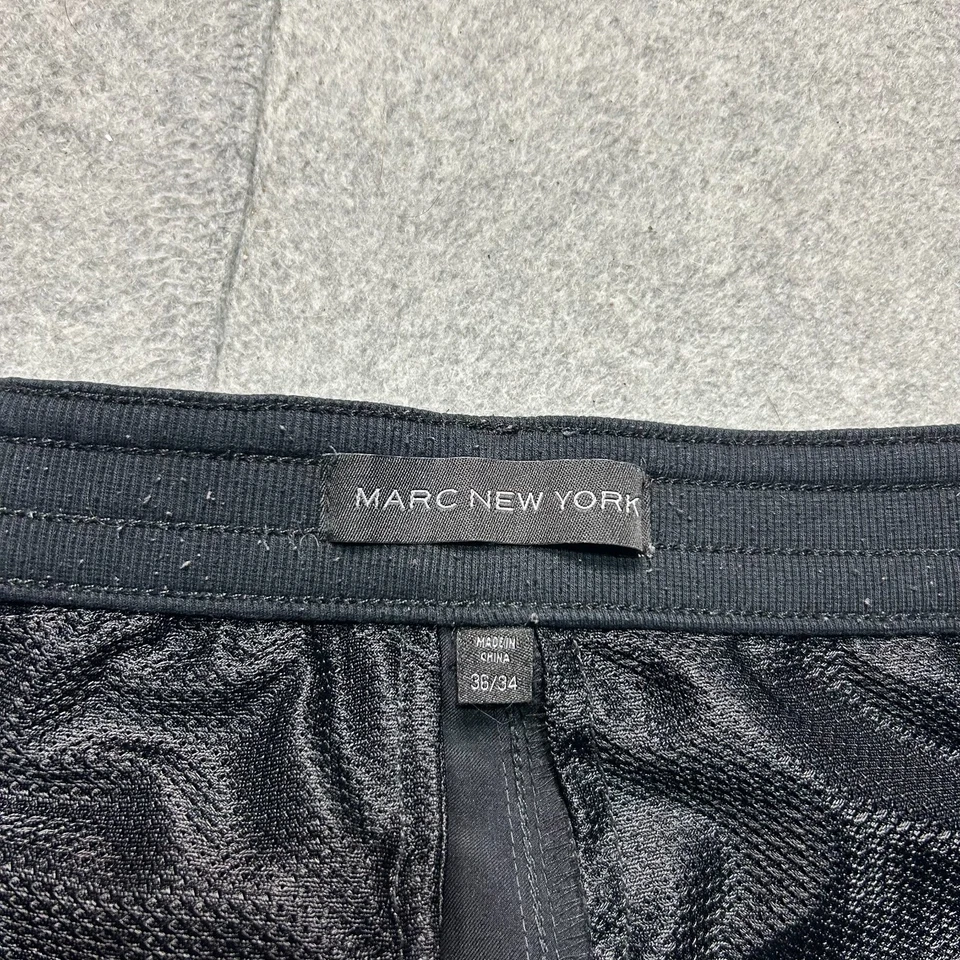 Брюки мужские Marc New York Performance 36 X 34 черные эластичные прямые штанины - Изображение 3 из 4