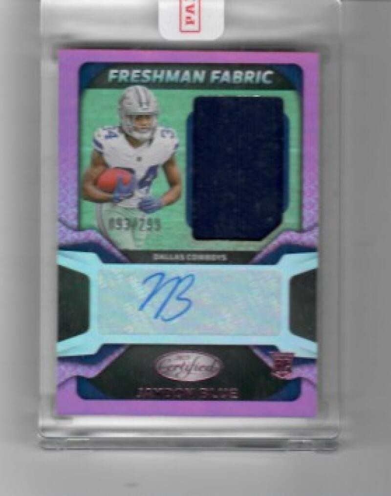 2025 Certified Freshman Fabric Mirror Signatures Pink #20 Jaydon