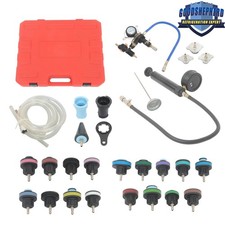 Radiator Pressure Tester Coolant Purge Refill Vacuum Cooling System Kit 28pcs Radiator Pressure Tester Coolant Purge Refill Vacuum Cooling System Kit 28pcs