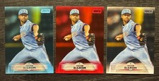 2025 Topps Stadium Club Jacob deGrom Red & Light Blue Foil & Base #194