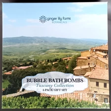 BUBBLE BATH BOMBS Ball by Ginger Lily Farms • Natural Organic • Patchouli, Mint+