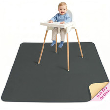 Basumee Splat Mat High Chair Mat Waterproof Baby Play Splat Mat for under High C