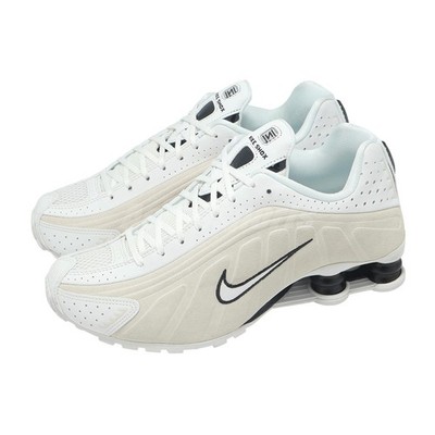 NIKE SHOXホワイト Nike Wmns Shox R4 Summit White Light Orewood Brown Women Casual