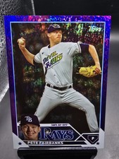 Pete Fairbanks 2023 Topps Update Purple Foil /799 #US-16 - Tampa Bay Rays
