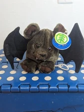 MJC Purr-Fection 5" Radar Bat Plush Halloween Brown Cushy Critter Collection ‘04