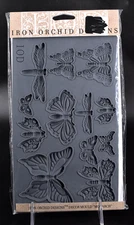 Iron Orchid Designs IOD MONARCH Décor Mould Silicone Mold Butterflies NEW