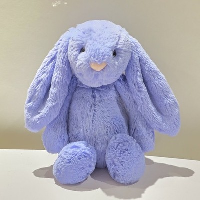 Jellycat Medium Bashful Bluebell Bunny New Soft Toy Plush Retired