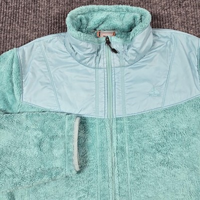 Nike ACG Jacket Womens XL Blue Teal Fleece Full Zip Outdoor Sherpa Warm Coat