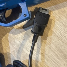 Virtua Cop SEGA Saturn Game & Official Blue Light Gun MK-80311 Tested & Working