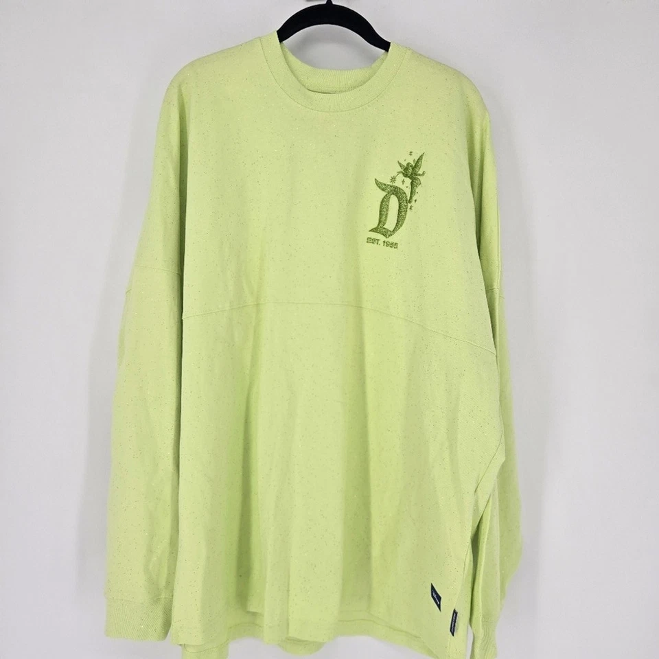 Новая футболка Disney Parks 2025 Tinker Bell Spirit — зеленый Disneyland размер XL - Изображение 2 из 4