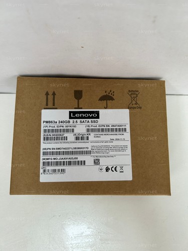 Lenovo ThinkSystem 00YK193 7N47A00111 240GB 2.5" Entry SATA 6Gb Hot Swap SSD - Afbeelding 2 van 6