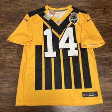 Nike Pittsburgh Steelers George Pickens 1933 Throwback Alternate Game Jersey L