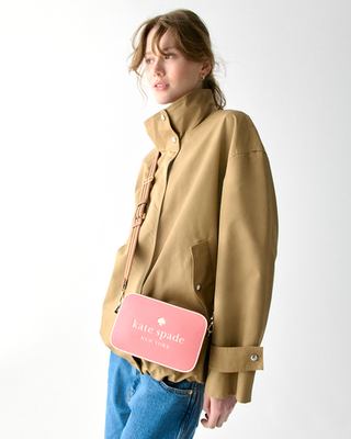 New Kate Spade Oh Snap Colorblock Mini Camera Bag Terracotta Tile
