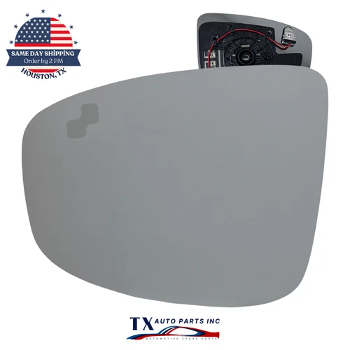 Driver Side Mirror Glass Fits 2013-2014 Mazda CX-5 CX5 with BSM Heated Backing
