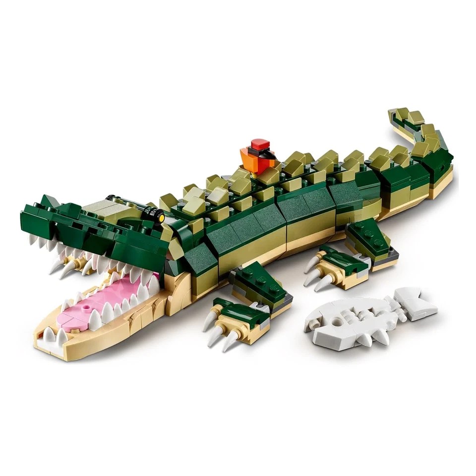 LEGO CREATOR 3 in 1 Crocodile Snake Frog Rat 31121 454pcs Building Toy Very Good - Image 2 of 4