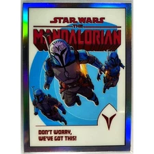 Topps Chrome The Mandalorian Comic Art Card CC-2 DON'T WORRY, WE'VE GOT THIS
