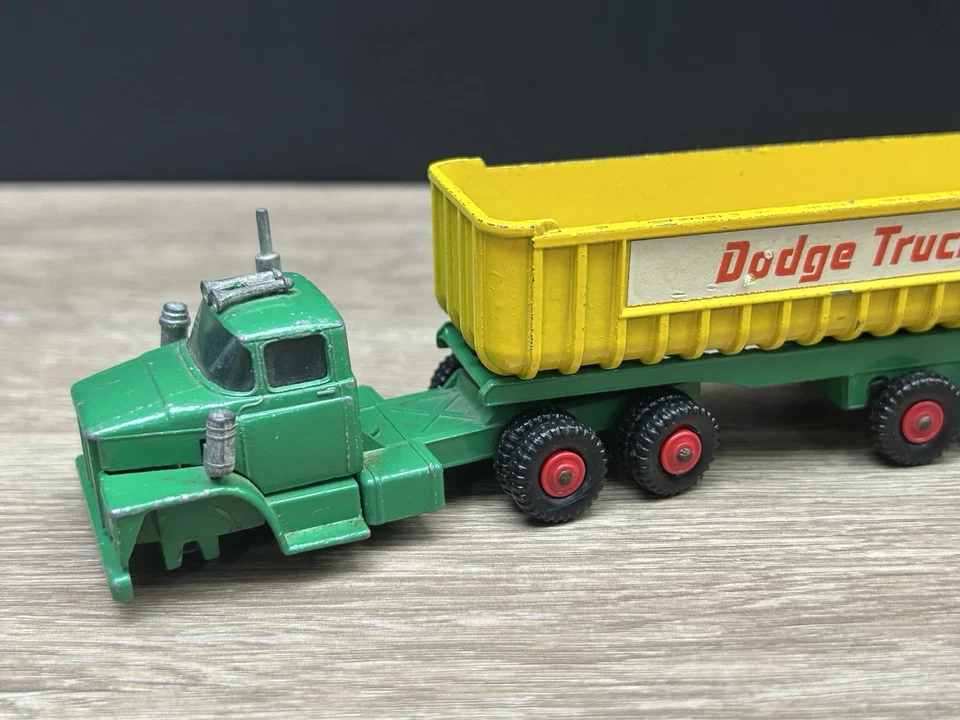 Vintage Matchbox Lesney England King Size K-16 Dodge Tractor & Tipper Diecast - Image 2 of 4