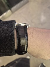 Jaeger-LeCoultre Master Geographic 1428470 rare black dial. 3