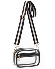 Clear Crossbody Bag Stadium Approved, Clear Purses for Women, Small Clear Sta...