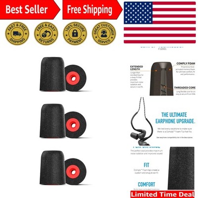 P-Series | Memory Foam Replacement Ear Tips Designed for Etymotic, NuForce, I...