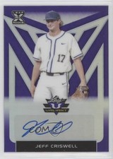 2020 Leaf Valiant Purple Prismatic 2/25 Jeff Criswell #BA-JC1 Auto nd3