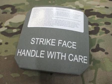 (1) STRIKE FACE BODY ARMOR SIDE PLATE LEVEL III CERAMICS 6"x6"