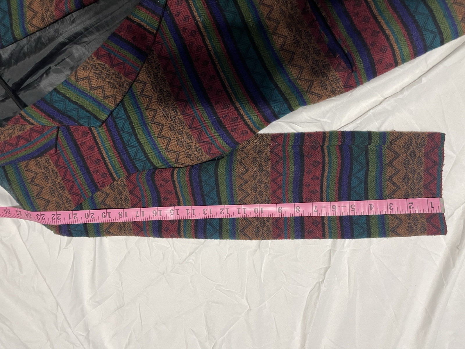 Westbound Multicolor Striped Button Pockets Mid-L… - image 5