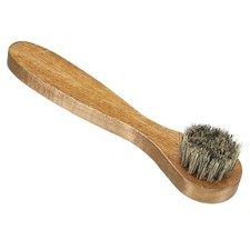 Mane shoes brush with handle, polishing Daubers, brown