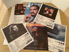 An Assorted Drake  Album Canvas Poster 11" x 14"  Rapper Music Framed & Unframed