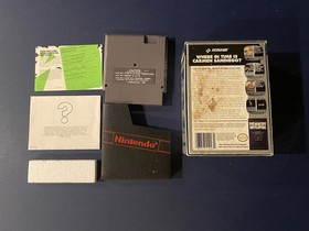 Where in Time is Carmen Sandiego NES Nintendo, 1991 Work Almost Complete No Book