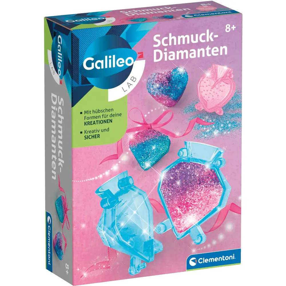 Clementoni Galileo Schmuck Diamanten Experimentierkasten Bastel Set Neu - Bild 4