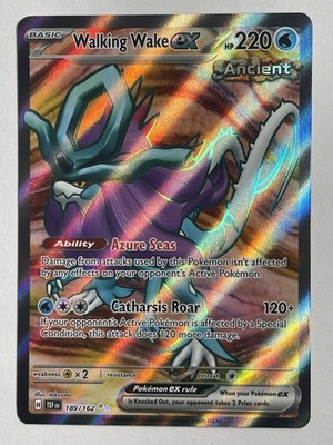 Pokemon Walking Wake ex 189/162 Temporal Forces English Full Art