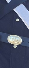 Civil War Union US Oval Belt Plate and Leather