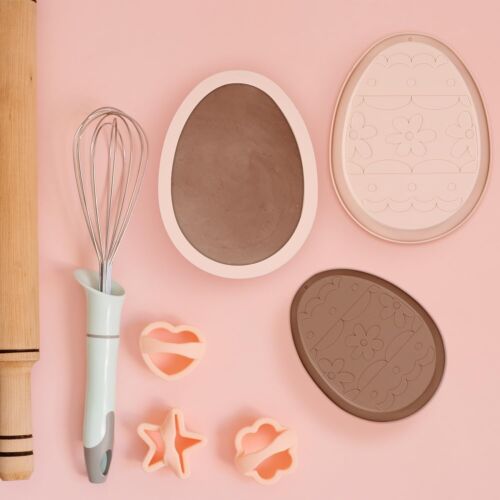 2pcs Easter Chocolate Mold Silicone Egg Cake Pans Large Egg Shaped Easter Egg... - Picture 3 of 7